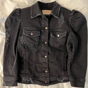 Retrofête Ada Cropped Denim Jacket - Size Small (Like New)